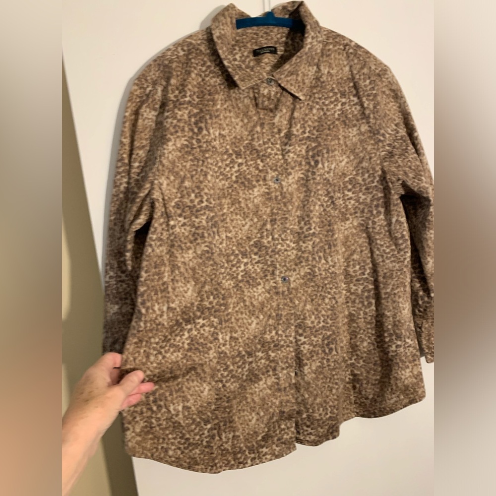 Animal print blouse
